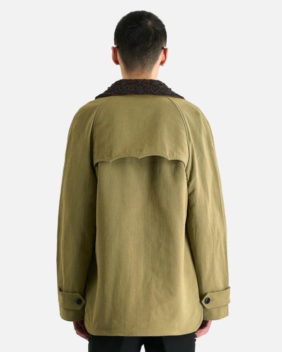  나마체코 자켓 자수 칼라 재킷 피스타치오 - NAMACHEKO