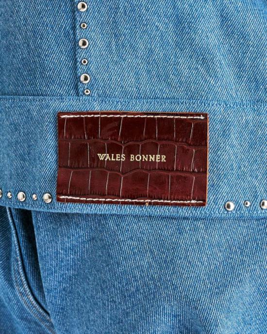  웨일즈보너 데님 자켓 웨일즈 보너 블루스 재킷 라이트 블루 - WALES BONNER