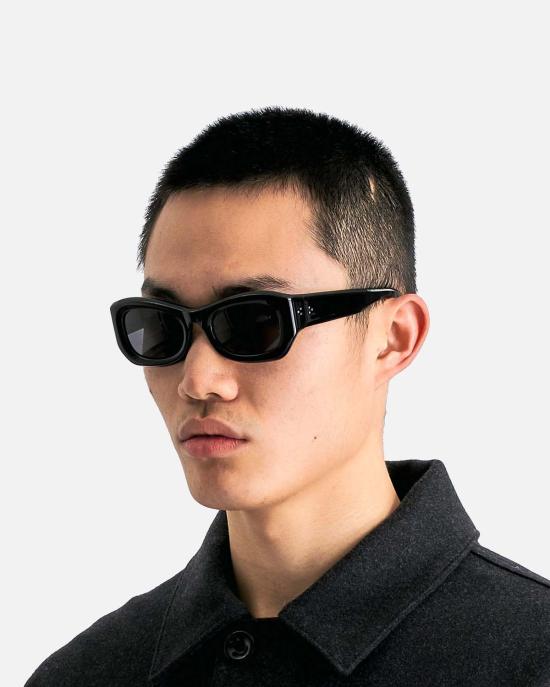  포트탕헤르 선글라스 포트 탠저 탠저린  블랙/블랙 - PORT TANGER