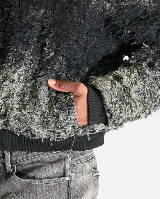  후 디싸이즈 워 봄버 자켓 전쟁을 결정하는 사람은 누구인가 Wdw Husk Bomber Coal - WHO DECIDES WAR