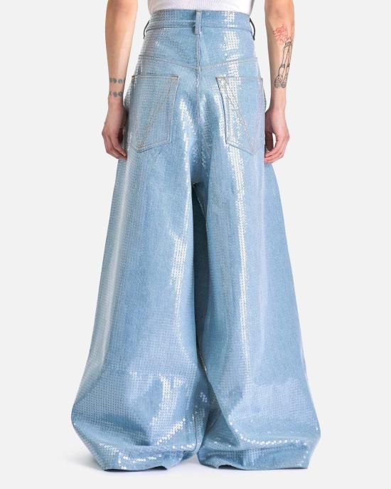  베트멍 데님 팬츠 Vetements Paillattes 진 블루 - VETEMENTS