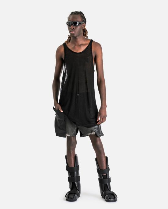  릭 오웬스 민소매 티셔츠 탱크 블랙 - RICK OWENS