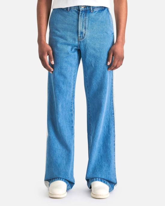  웨일즈보너 스트레이트 팬츠 웨일즈 보너 에터니티 팬츠 라이트 블루 - WALES BONNER