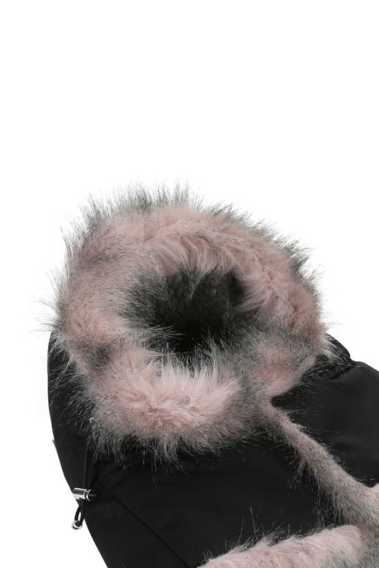 24FW 프라다 이어플랩 캡 1HC2582DWS F0BN9 Black - PRADA