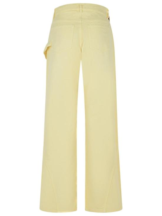 25FW JW앤더슨 데님 팬츠 TR0384 PG1775207 YELLOW - JW ANDERSON