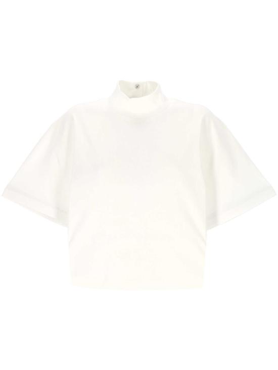 25FW 알라이아 반팔 티셔츠 AA9I0007J068B000 WHITE