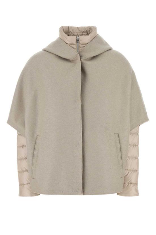 25FW 에르노 펠트 울 & 울트라라이트 나일론 리조트 케이프  PI00154DR33372 1983 BEIGE O TAN