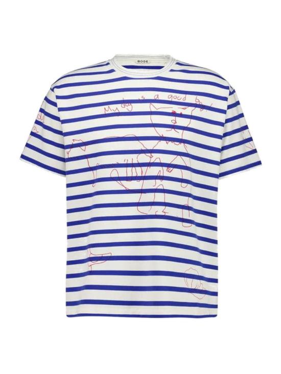 25SS 보디 반팔 티셔츠 MRS25CS003 BLUE MULTI