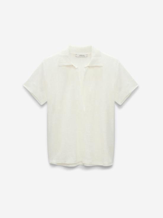 25FW 도로시 슈마허 긴팔 티셔츠 252 123201 110Camelia White Beige