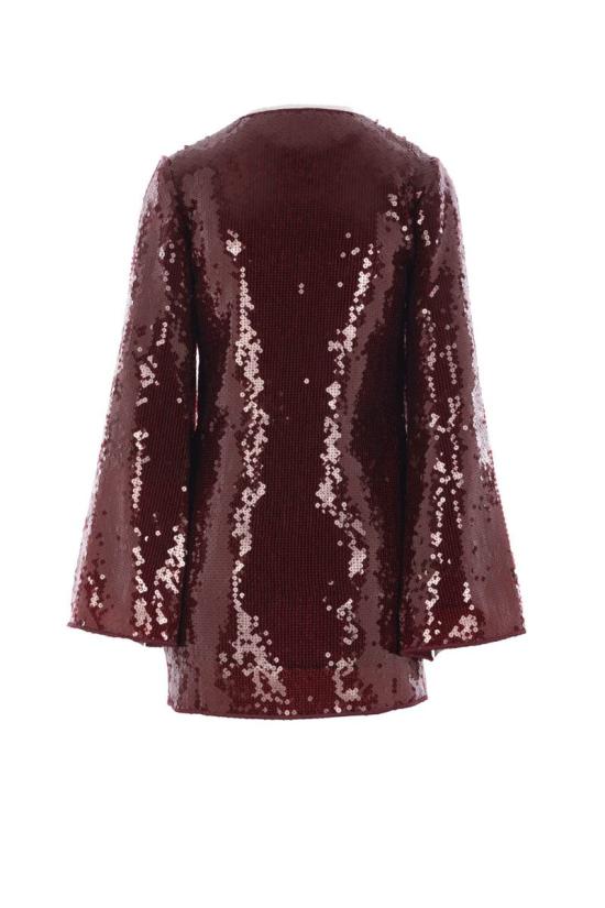 25FW 오세리 숏 원피스 AKF257BURGUNDY PURPLE - OSÉREE