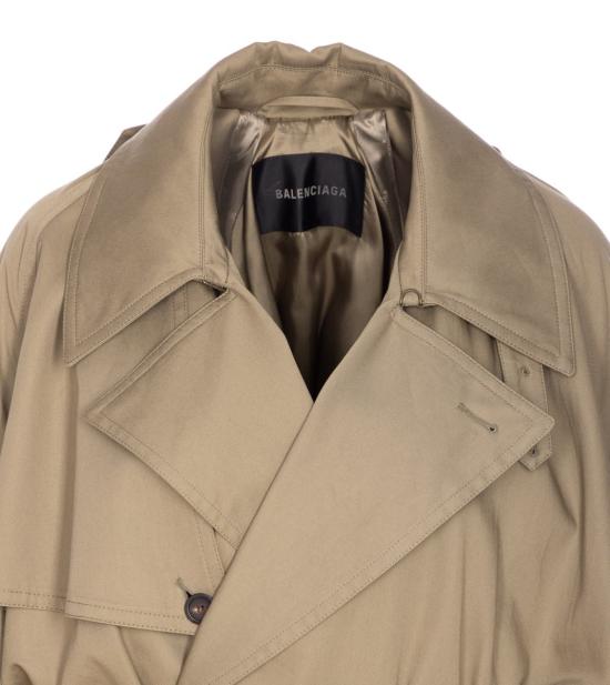 25FW 발렌시아가 벨트 더블 브레스티드 트렌치코트  839117TSP139772 BEIGE EXPLORER - BALENCIAGA
