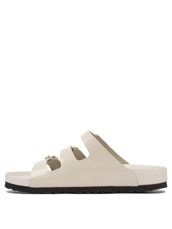 25SS 버켄스탁 플로리다 프레쉬 하이 샤인 1029355ECRU WHITE - BIRKENSTOCK