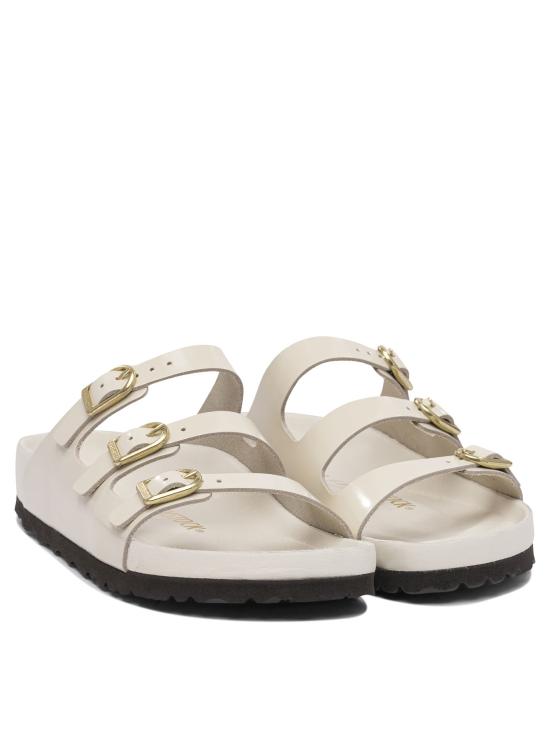 25SS 버켄스탁 플로리다 프레쉬 하이 샤인 1029355ECRU WHITE - BIRKENSTOCK