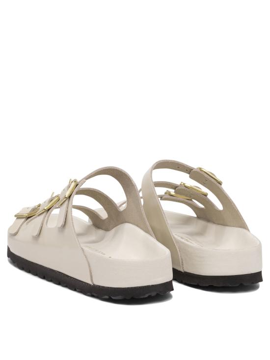 25SS 버켄스탁 플로리다 프레쉬 하이 샤인 1029355ECRU WHITE - BIRKENSTOCK