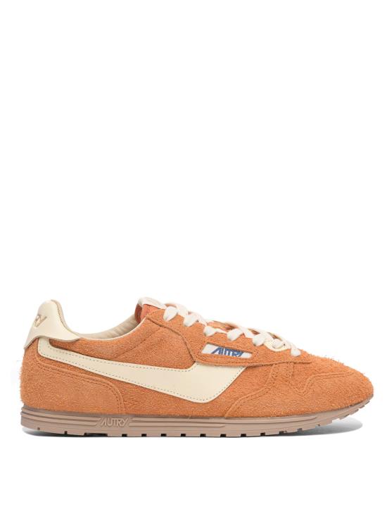 25SS 오트리 윈드스핀 스웨이드 레더 스니커즈 WSLMUB05 ORANGE