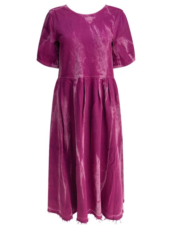 25SS 가니 미디 원피스 J1672088 PURPLE