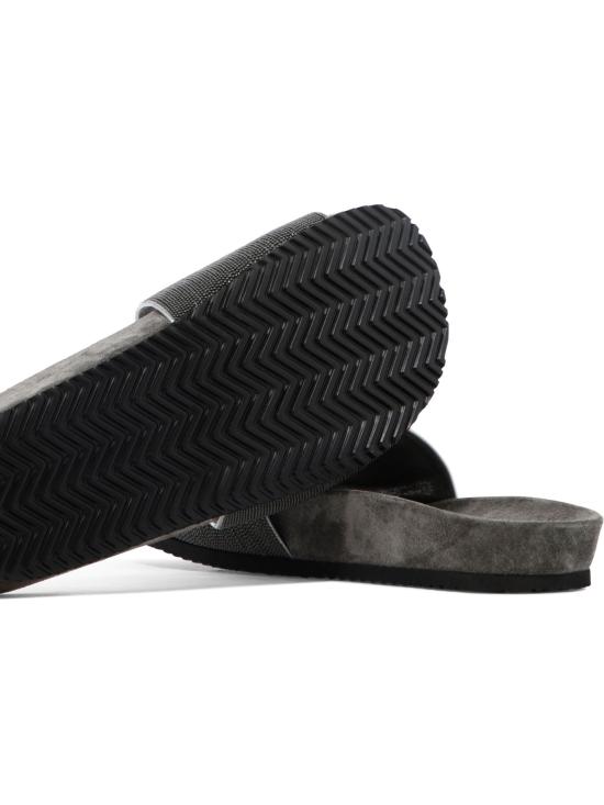 25FW 브루넬로 쿠치넬리 뮬/슬리퍼 MZMIG1390CG546 GREY - BRUNELLO CUCINELLI