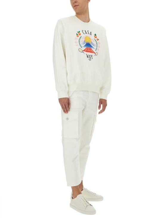 25FW 카사블랑카 스웨터 MPF25JTP293 03CASAWAYMOUNTAIN MULTICOLOUR - CASABLANCA