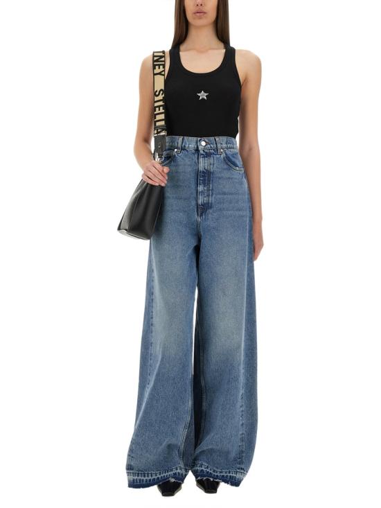 25FW 스텔라 맥카트니 민소매 티셔츠 6J0291 3SPZ111000 BLACK - STELLA MCCARTNEY