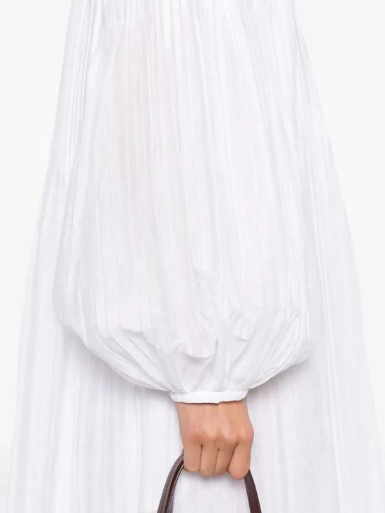 25SS 질샌더 미디 원피스 J02CT0464J45014100 BLANCO - JIL SANDER