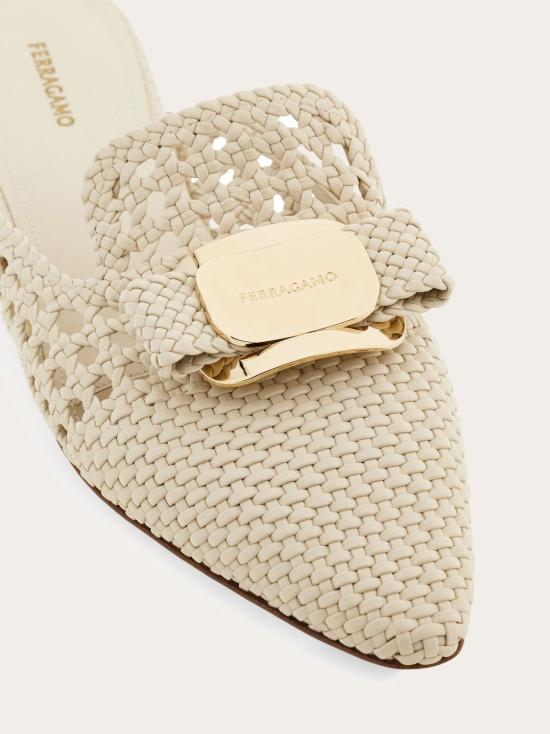 25SS 살바토레 페라가모 뮬/슬리퍼 01J63178008 BEIG - SALVATORE FERRAGAMO
