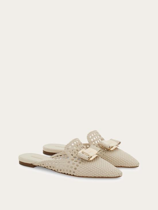 25SS 살바토레 페라가모 뮬/슬리퍼 01J63178008 BEIG - SALVATORE FERRAGAMO
