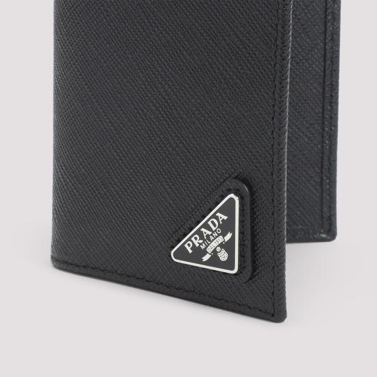 26FW 프라다 사피아노 트라이앵글 카드지갑 2MC101QHH F0002 BLACK - PRADA