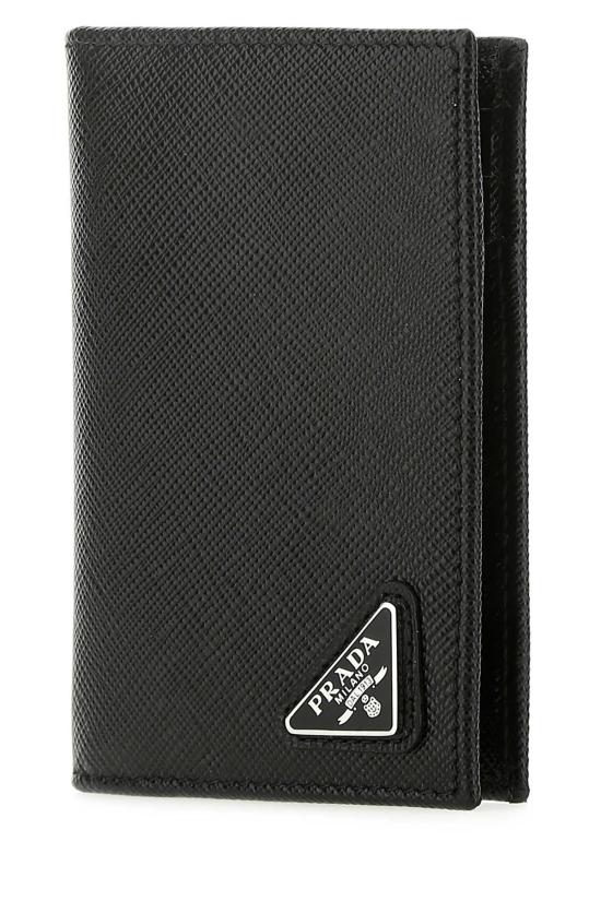 26FW 프라다 사피아노 트라이앵글 카드지갑 2MC101QHH F0002 BLACK - PRADA