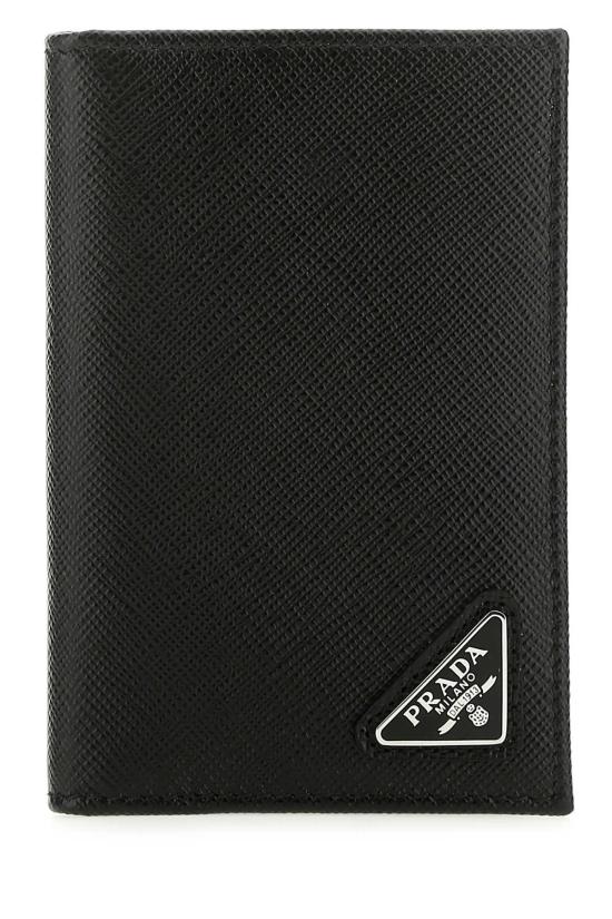 26FW 프라다 사피아노 트라이앵글 카드지갑 2MC101QHH F0002 BLACK