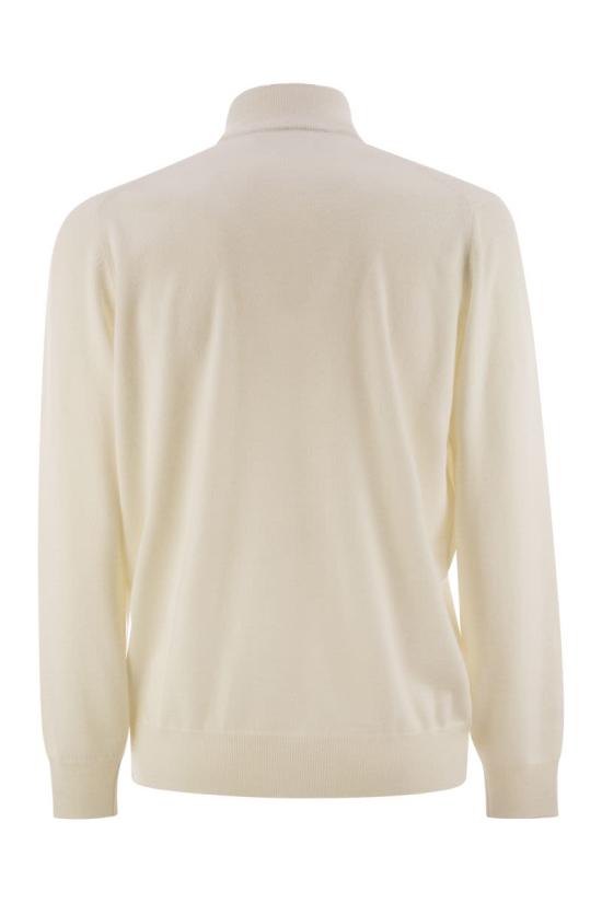 25SS 브루넬로 쿠치넬리 캐시미어 집업 니트 M2200124 CO312 CREAM - BRUNELLO CUCINELLI