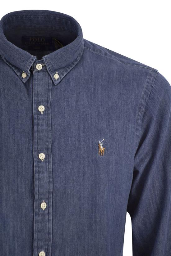  폴로 랄프로렌 긴팔 셔츠 AB000389 001 DARK WASH - POLO RALPH LAUREN