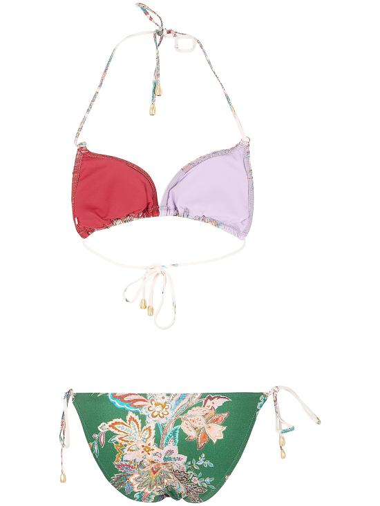 25FW 짐머만 비키니 수영복 1839WSS251 SPLICED PINK PURPLE - ZIMMERMANN