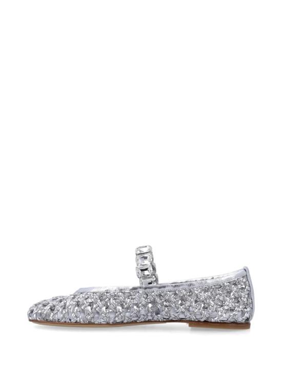 25SS 카사데이 플랫 슈즈 1A290J0101C28019700ARGENTO SILVER - CASADEI