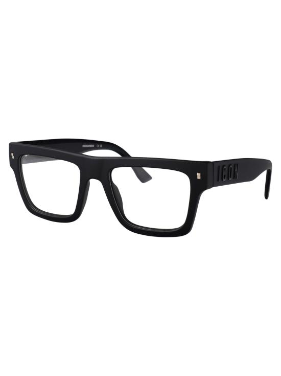 25SS 디스퀘어드2 안경 ICON 0023 003 MATTE BLACK - DSQUARED2