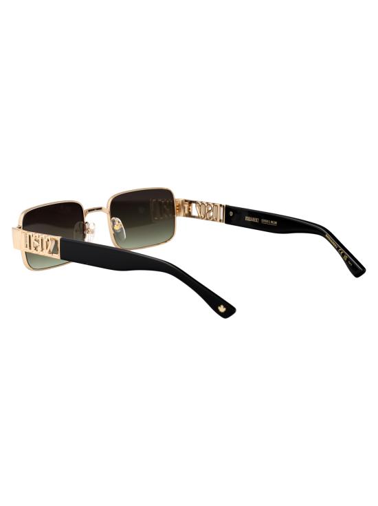 25SS 디스퀘어드2 선글라스 D2 0156S 0NZ MATTE GOLD BLACK - DSQUARED2