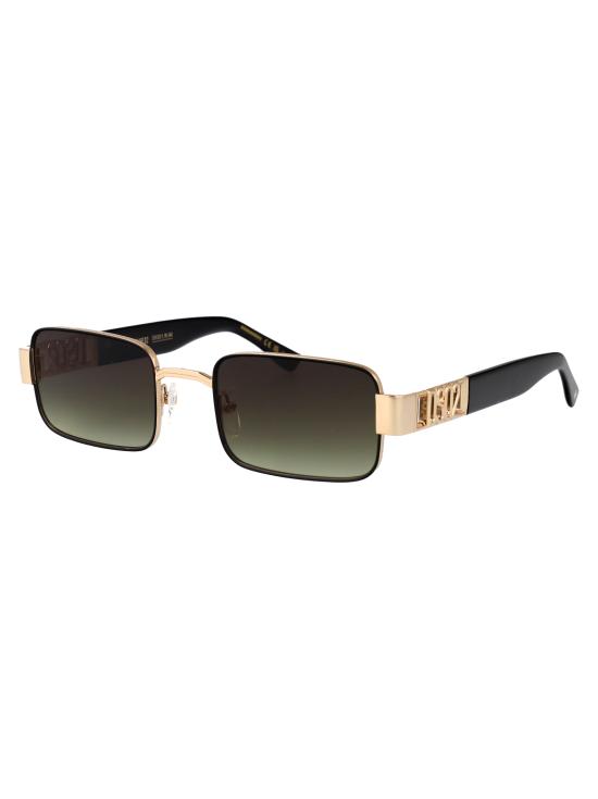 25SS 디스퀘어드2 선글라스 D2 0156S 0NZ MATTE GOLD BLACK - DSQUARED2