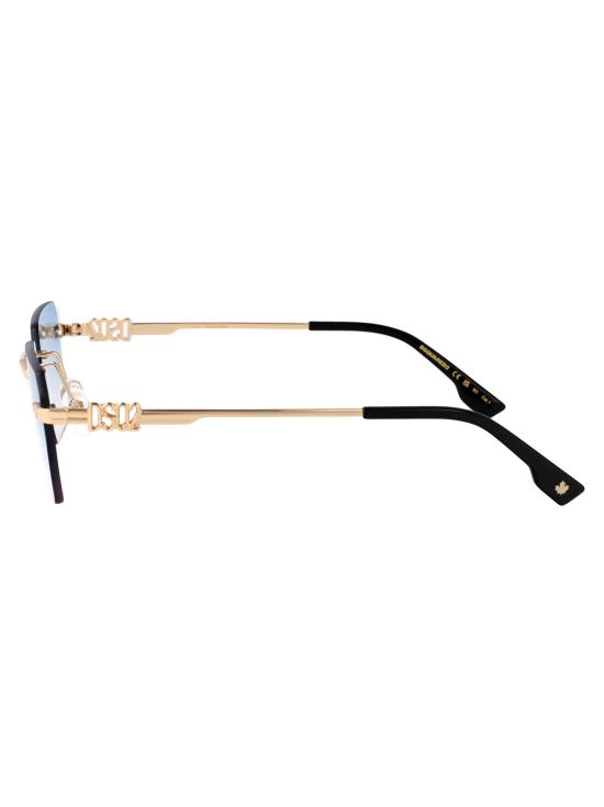  디스퀘어드2 선글라스 D2 0102S LKS GOLD BLUE - DSQUARED2