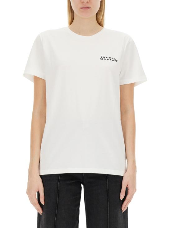 25FW 이자벨마랑 반팔 티셔츠 TS0103FA A2N44I20WH WHITE - ISABEL MARANT