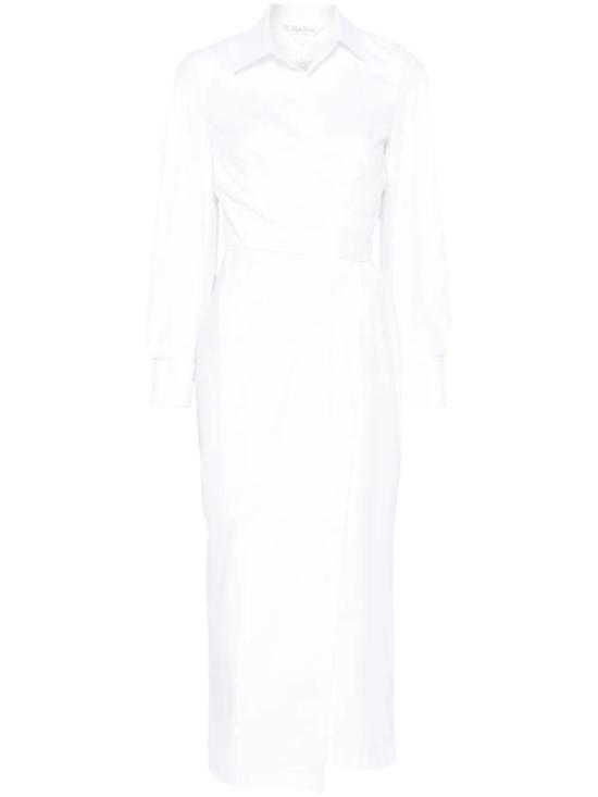  막스마라 미디 원피스 2511221053600 296002 WHITE