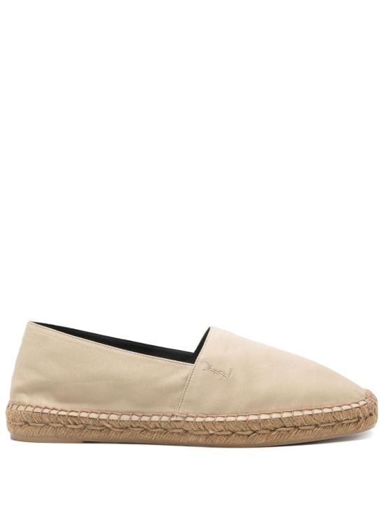  생로랑 코튼 캔버스 에스파드리유 818117 AADNZ9715 BEIGE
