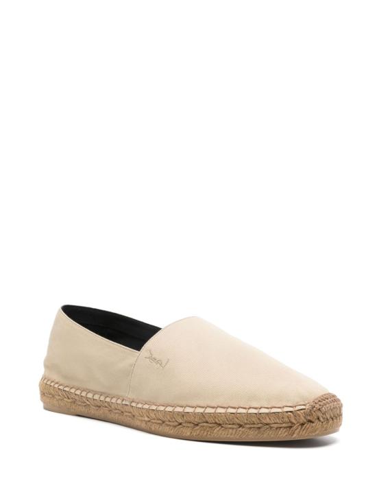  생로랑 코튼 캔버스 에스파드리유 818117 AADNZ9715 BEIGE - SAINT LAURENT