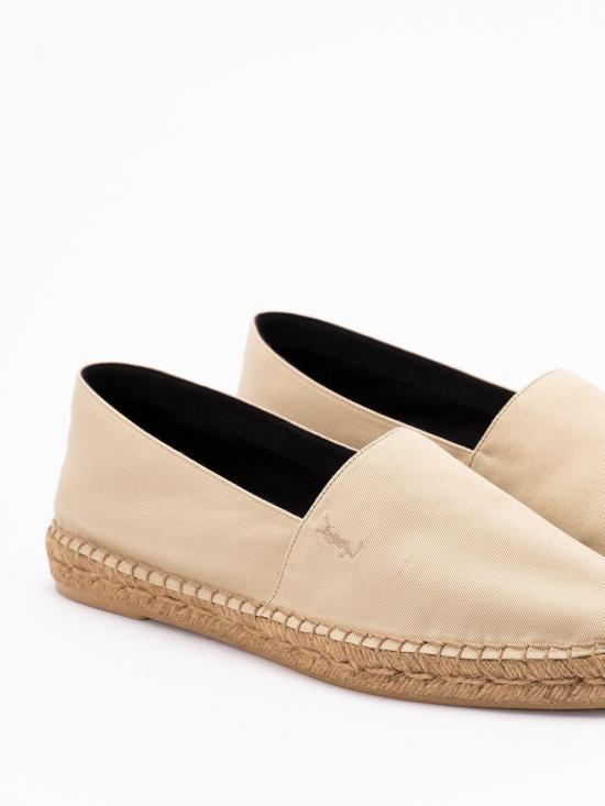  생로랑 코튼 캔버스 에스파드리유 818117 AADNZ9715 BEIGE - SAINT LAURENT