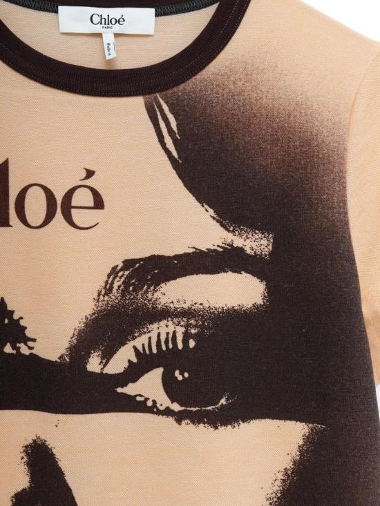  끌로에 반팔 티셔츠 25UJH11189 81S NUDE - CHLOE