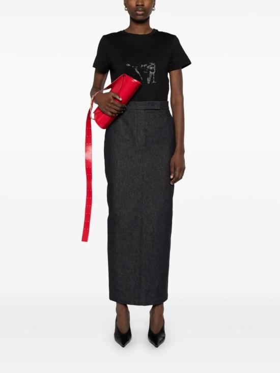  막스마라 반팔 티셔츠 2511941042600 056016 BLACK - MAX MARA