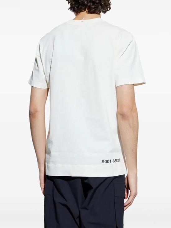  몽클레어 그레노블 숏 슬리브 티셔츠 8C00007 83927041 WHITE - MONCLER