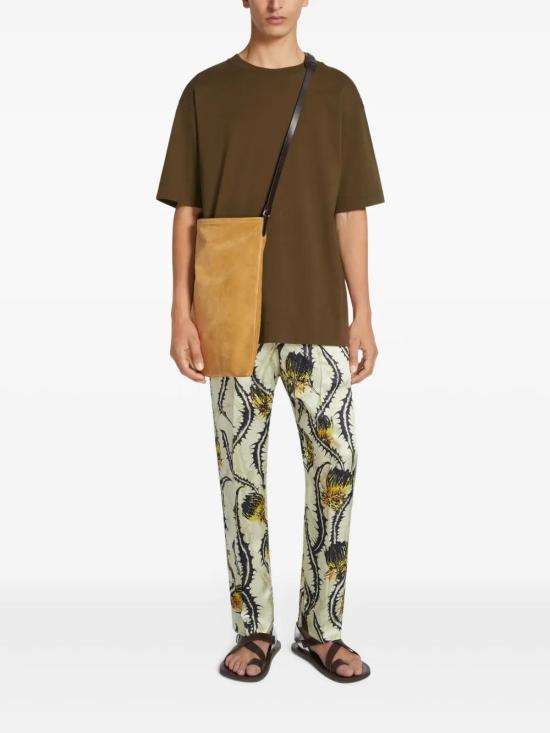 25SS 드리스 반 노튼 반팔 티셔츠 021111 1603606 BROWN - DRIES VAN NOTEN