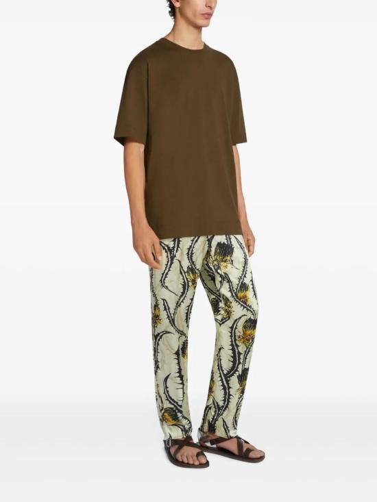 25SS 드리스 반 노튼 반팔 티셔츠 021111 1603606 BROWN - DRIES VAN NOTEN
