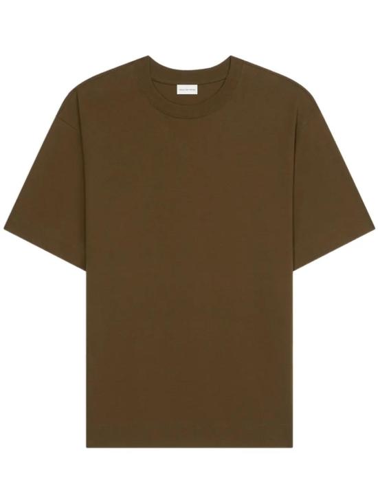 25SS 드리스 반 노튼 반팔 티셔츠 021111 1603606 BROWN