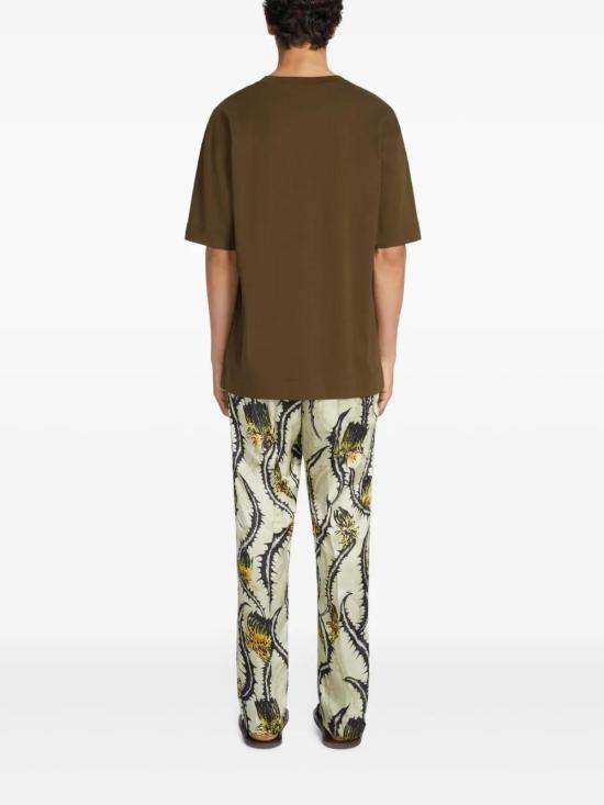 25SS 드리스 반 노튼 반팔 티셔츠 021111 1603606 BROWN - DRIES VAN NOTEN