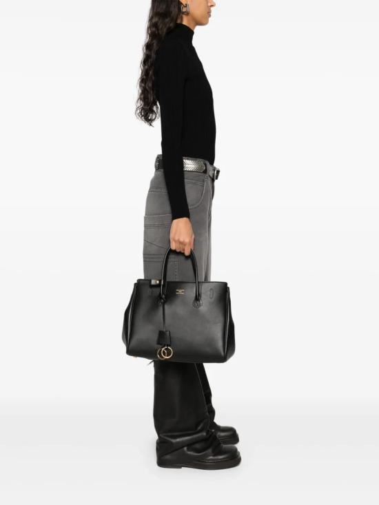  발렌시아가 크로커다일 이펙트 탑 핸들 숄더 백 813357 2ABAV1000 BLACK - BALENCIAGA
